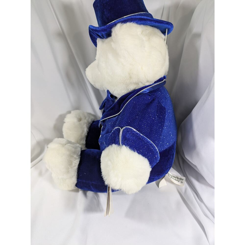 Dan Dee Snowflake Christmas Holiday Teddy Bear Stuffed Plush 20" 2006 with Tag‎ - Picture 3 of 10